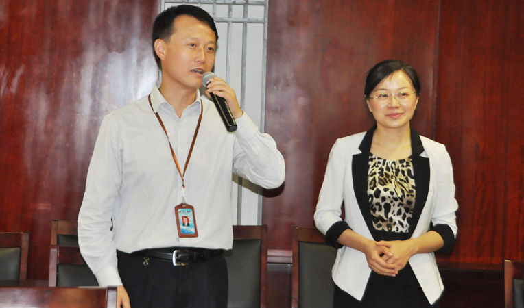 吳文駿副總裁參與培訓互動