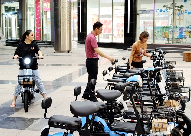 消費者“搶”得電動自行車